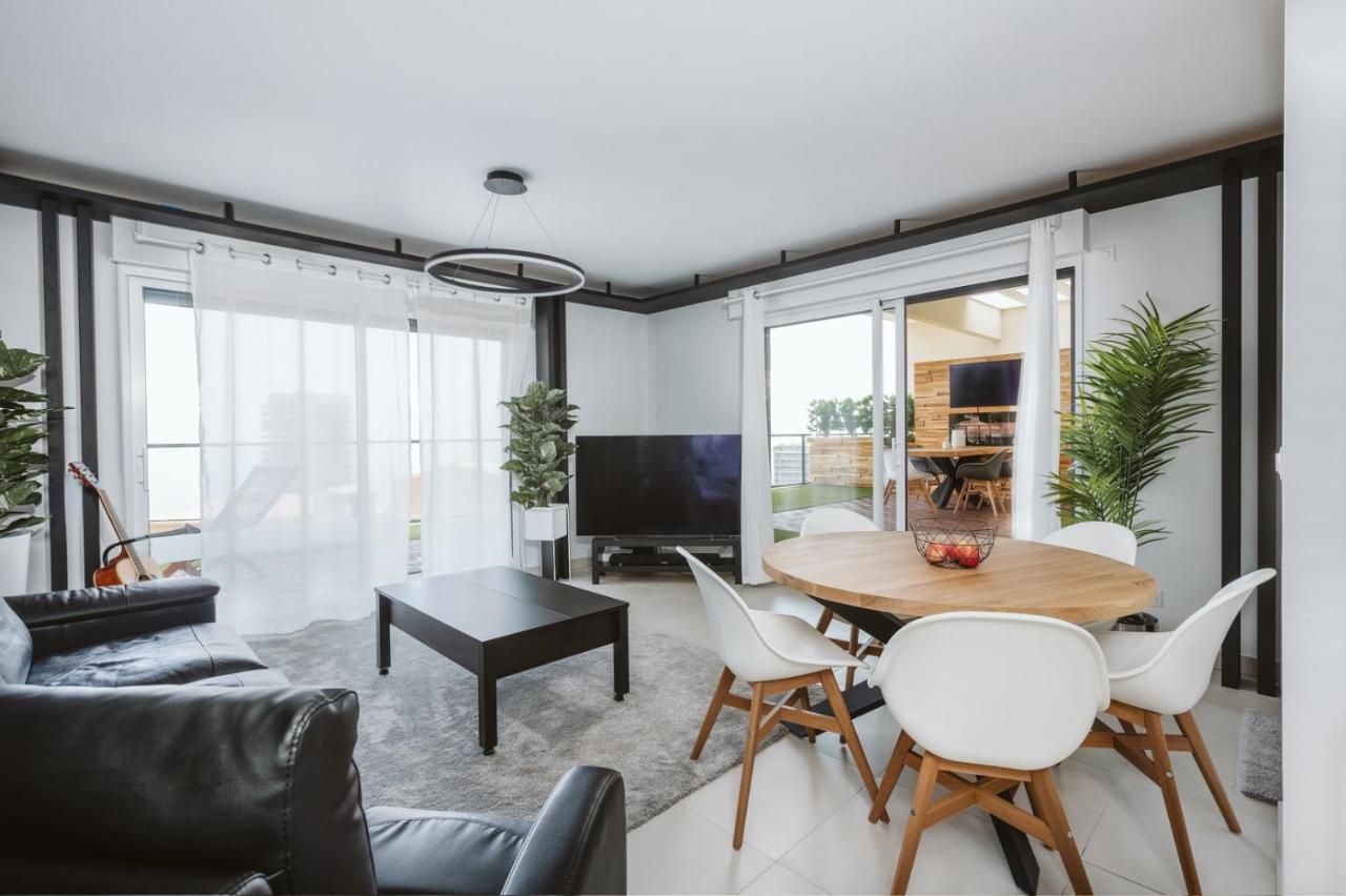 Monaco View, Pool, Garage, 100 M2 Terrace Lägenhet Beausoleil Exteriör bild