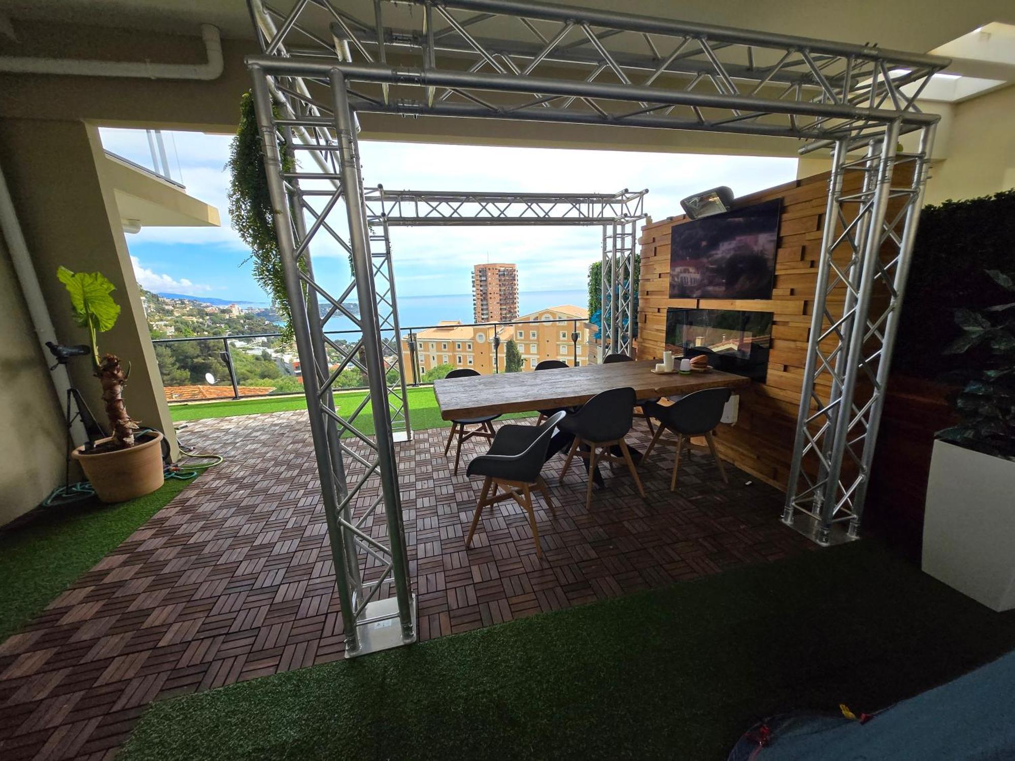 Monaco View, Pool, Garage, 100 M2 Terrace Lägenhet Beausoleil Exteriör bild